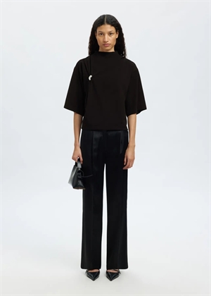 Ria 2/4 ss bluse Black Selected Femme 